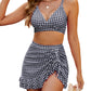 🌸Frühjahr-Sommer-Promotion-Periode! -Dick gestreifter Bikini mit hoher Taille 🌸（52% Rabatt）