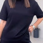🔥👚Schlichtes zweiteiliges Damen-Set mit kurzärmligem Oberteil und Hose
