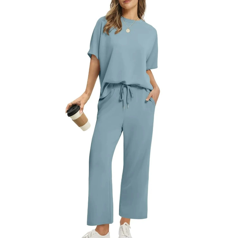 ⏳Zeitlich begrenztes Angebot⏰Weiches, lässiges Oberteil und Hose für Damen