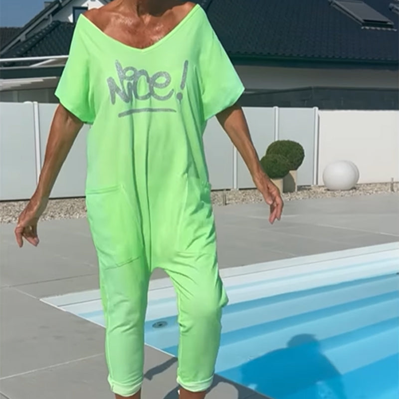Lässiger Damen-Jumpsuit mit Taschen