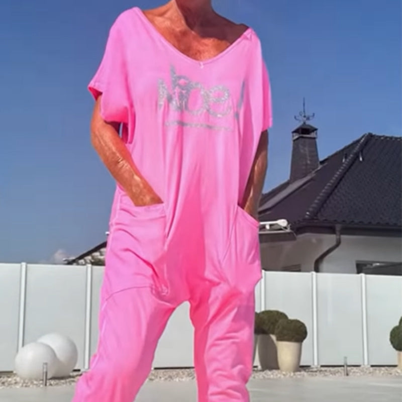 Lässiger Damen-Jumpsuit mit Taschen