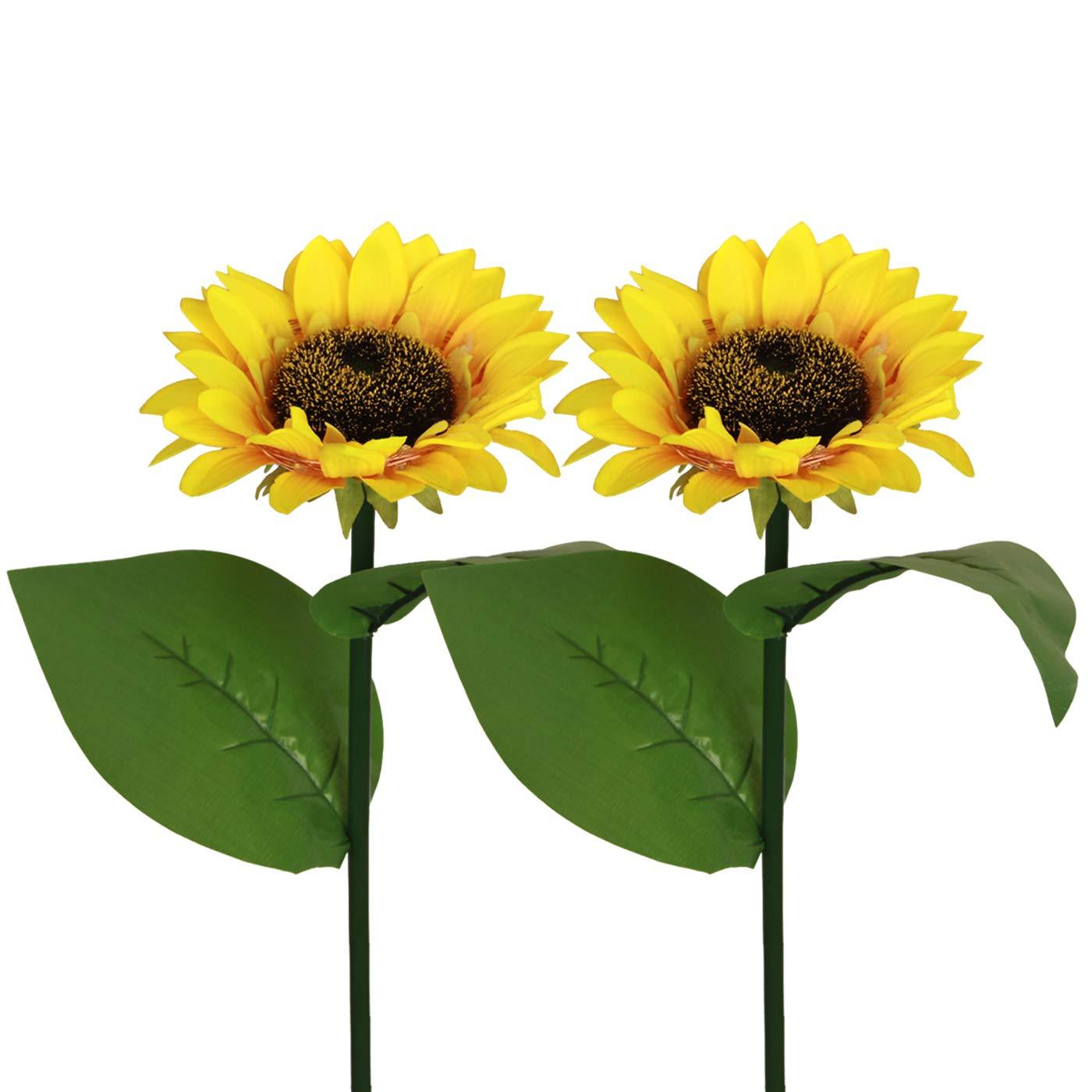 💥Diese Woche Sonderangebot - 💕🎁 - Wasserdichte Sonnenblumen-Solar-Gartenstehlerleuchten