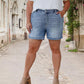 Damen Casual Stretch Denim Shorts