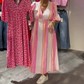 🏖️Summer Cooler Deal: 50% OFF!!! 🎀Damen V-Ausschnitt bedrucktes Kleid