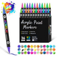 🔥 50 % RABATT! 🌈🖌️ Acrylstift-Marker mit zwei Spitzen – Farbenfroh & vielseitig ✨🎨
