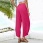 Women's Casual Wide Leg Ankle Pants