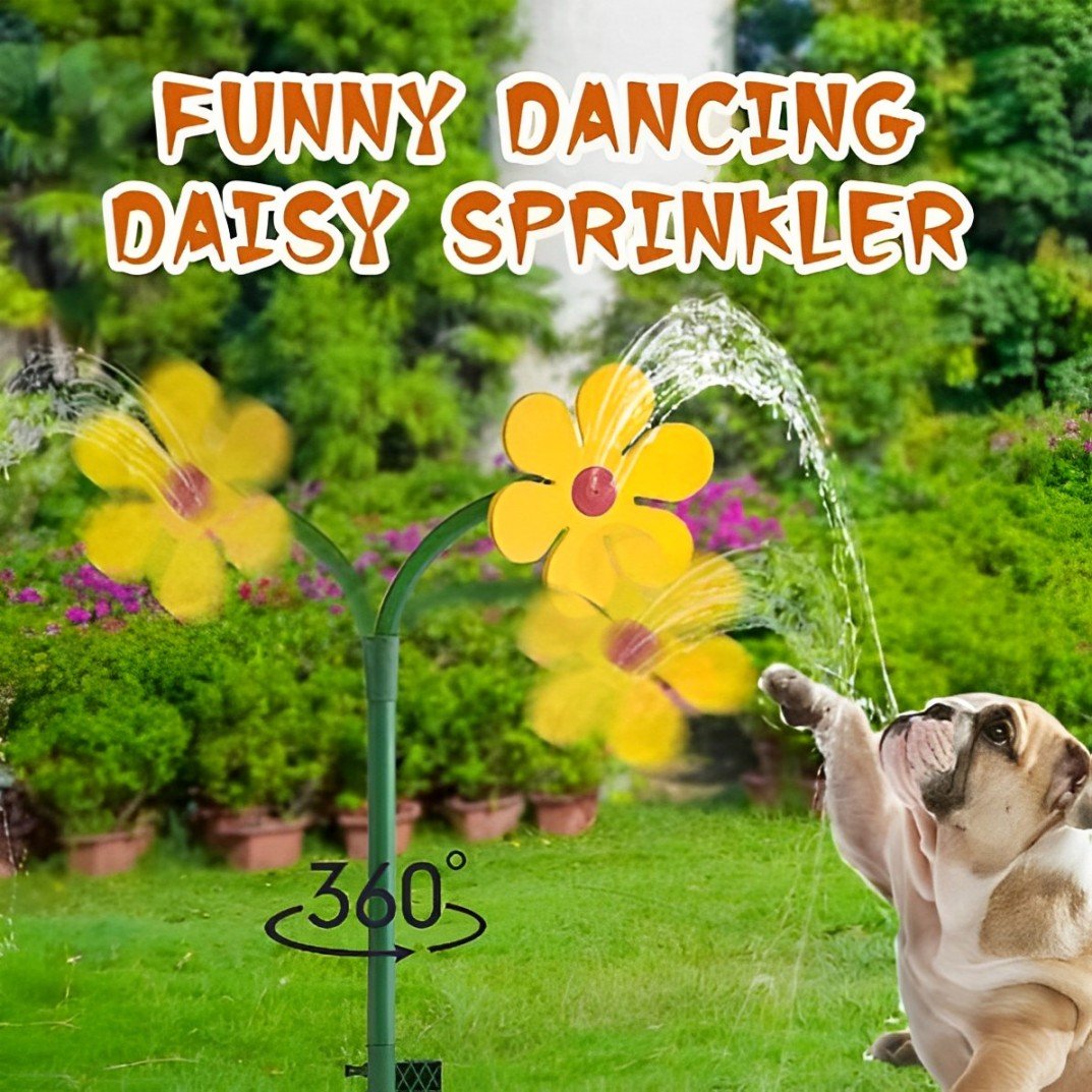 Gartensprinkler in Gänseblümchenform