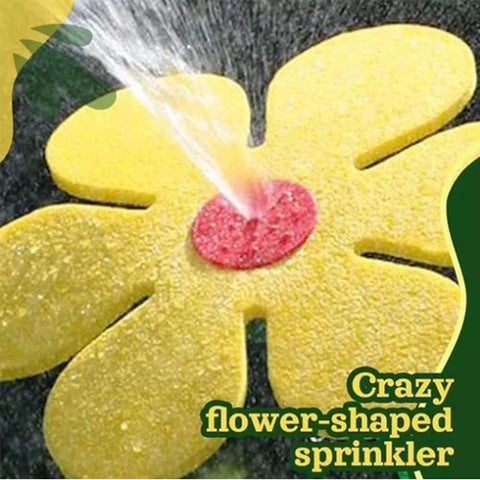 Gartensprinkler in Gänseblümchenform
