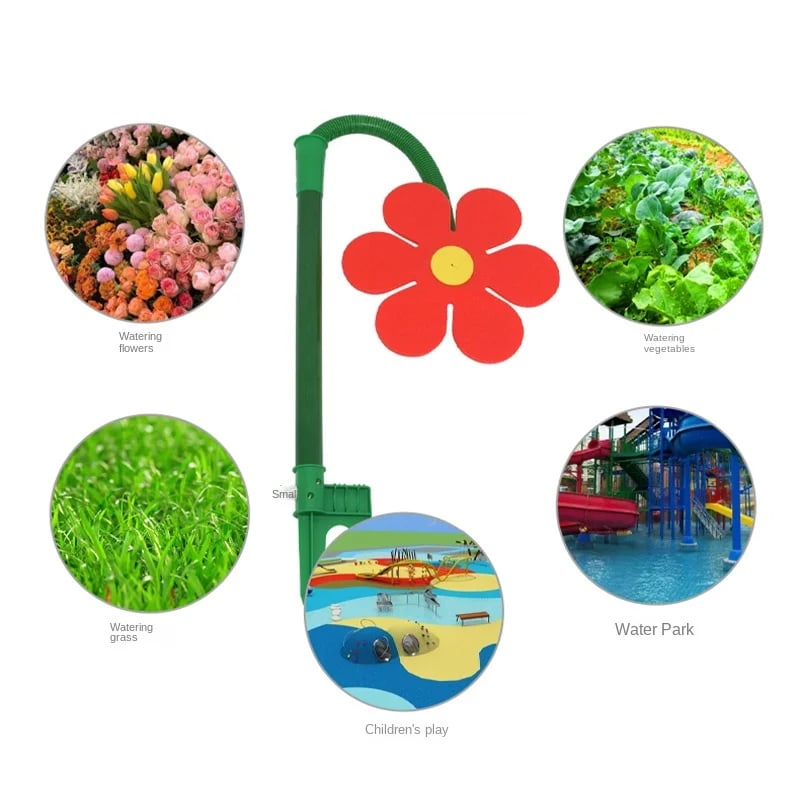 Gartensprinkler in Gänseblümchenform