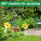 Gartensprinkler in Gänseblümchenform