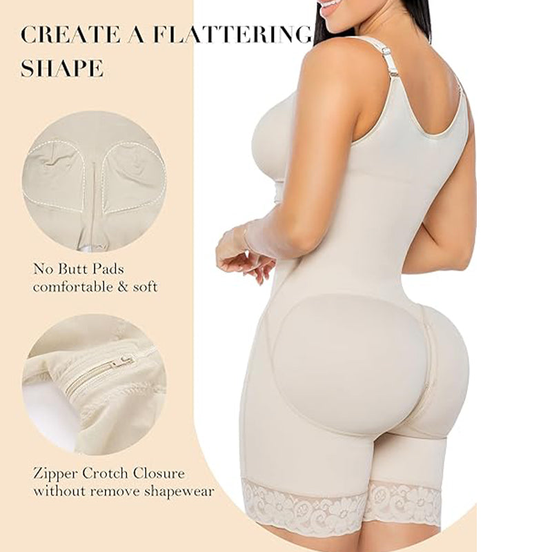 Damen-Bodysuit mit Bauchkontrolle und Po-Lifting