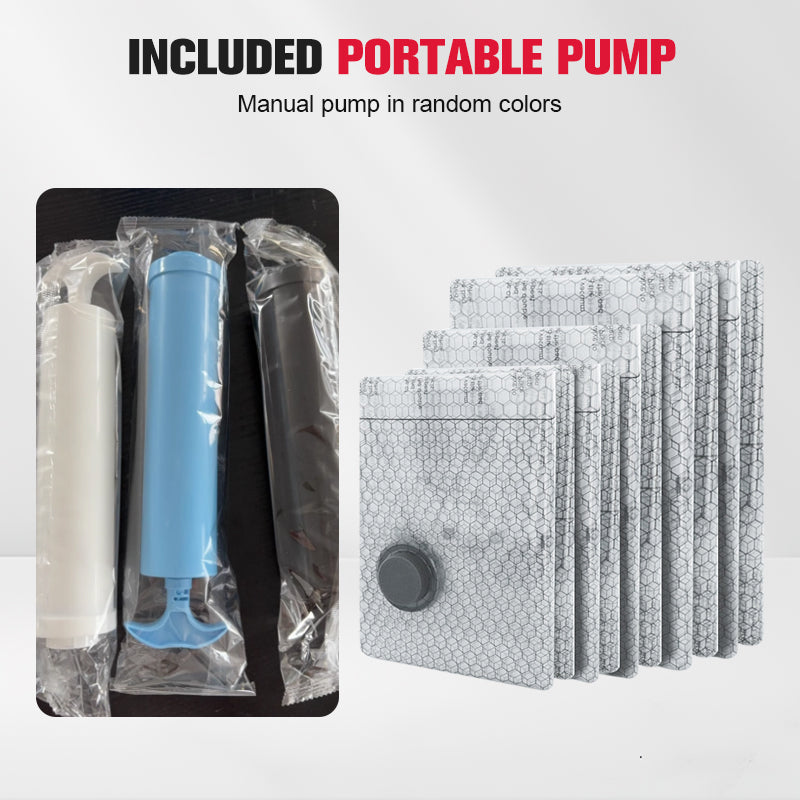 ✨🧳 Reise-Vakuumbeutel-Set mit Pumpe – Mehr Stauraum, weniger Gepäck! ✨🔋 Platzsparend, robust & einfach zu bedienen – dein praktischer Reisebegleiter.
