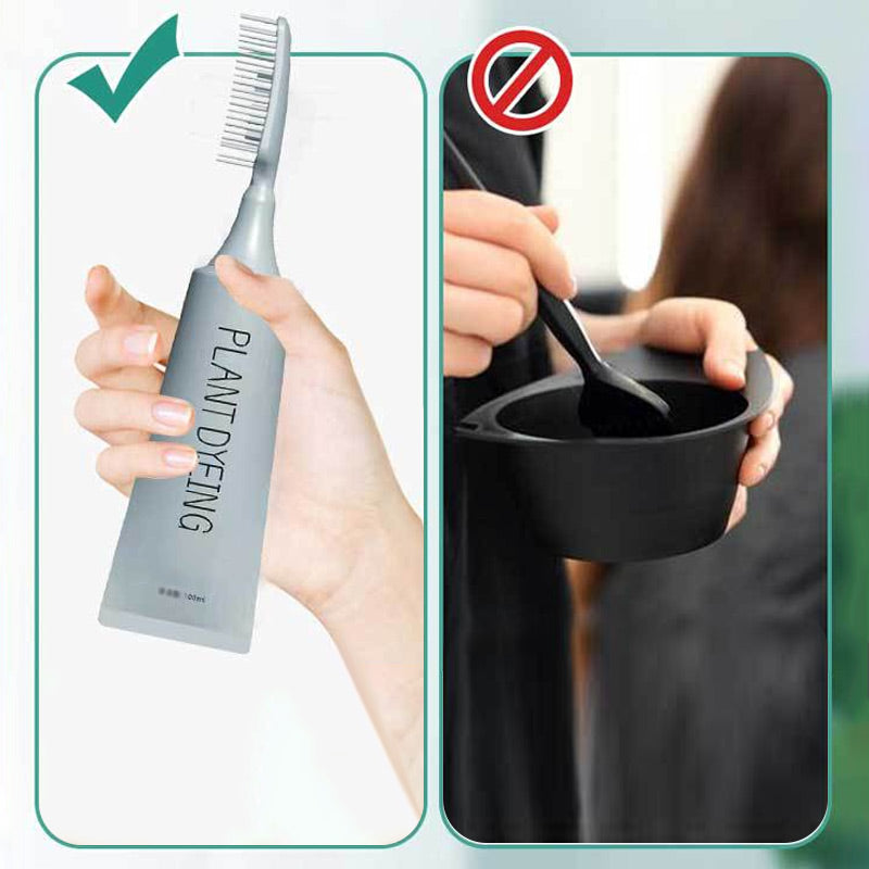💇‍♀️ KAUFE 1 ERHALTE 1 GRATIS! ✨ Deutsche Pflanzenhaarfarbe für Salon-Perfekte Wurzeln – 100% Pflanzenkraft, Einfache Anwendung & Deckt Graues Haar In 5 Minuten 🌿