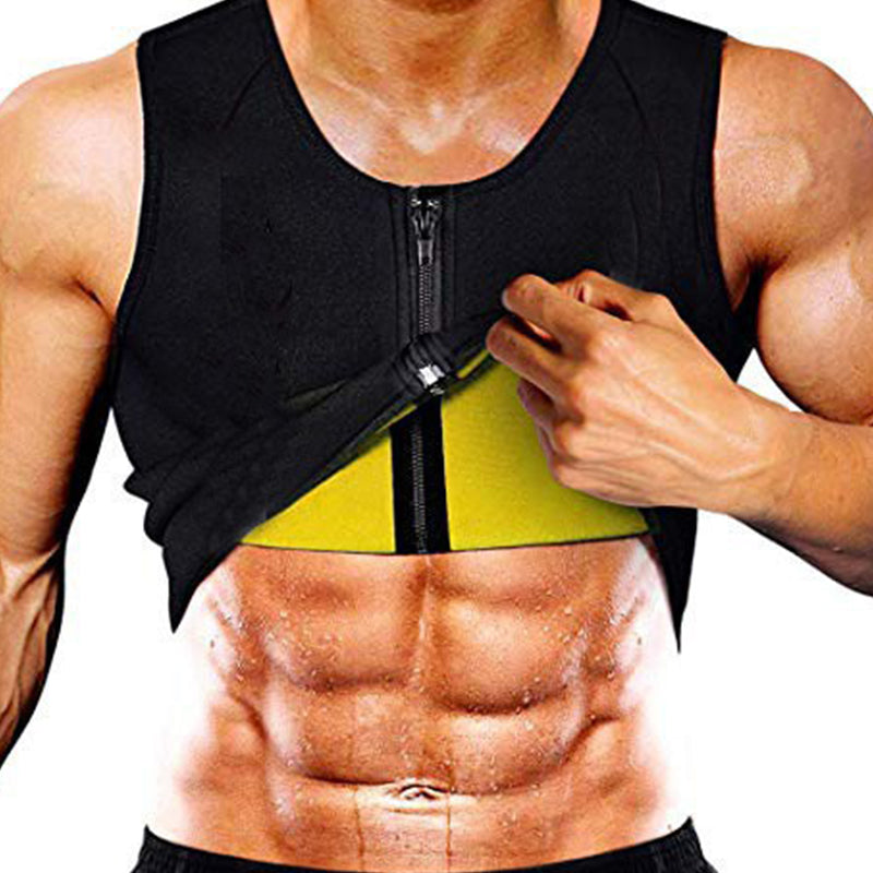 💪Herren-Trainings-Body-Shaper-Tanktop mit Reißverschluss🔥