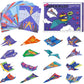 ✈️ 50% RABATT JETZT! ✨ Kreatives DIY-Papierfliegerset - Baue & Starte 10 Modelle, Pädagogisches STEM-Spielzeug für Kinder 6-12 Jahre 🧠🎯
