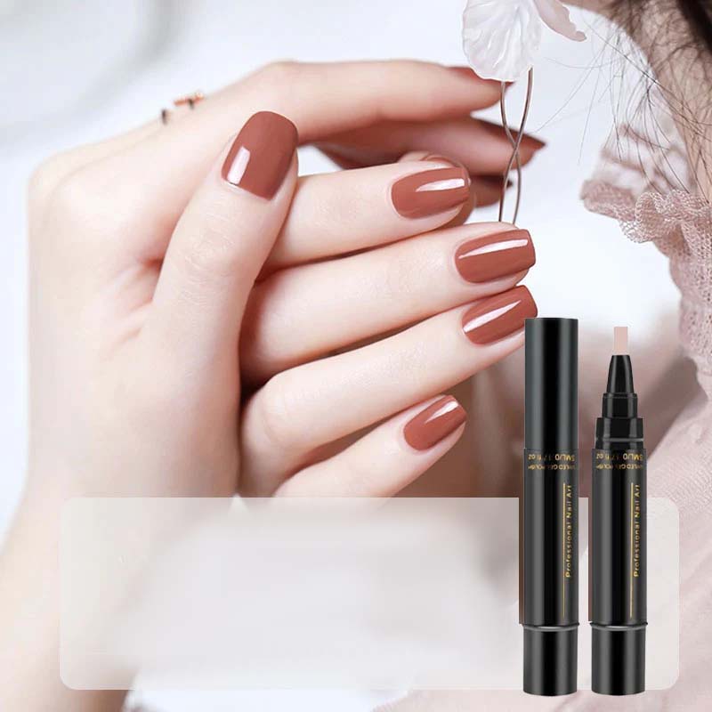 💅 Zwei zum Preis von einem! 3-in-1 Gel-Nagellackstift – Einfache Anwendung, 8 Trendfarben, kein separates Basis- & Decklack nötig