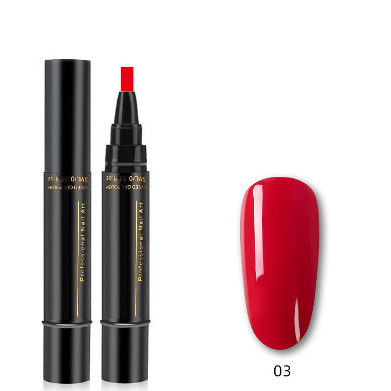 💅 Zwei zum Preis von einem! 3-in-1 Gel-Nagellackstift – Einfache Anwendung, 8 Trendfarben, kein separates Basis- & Decklack nötig
