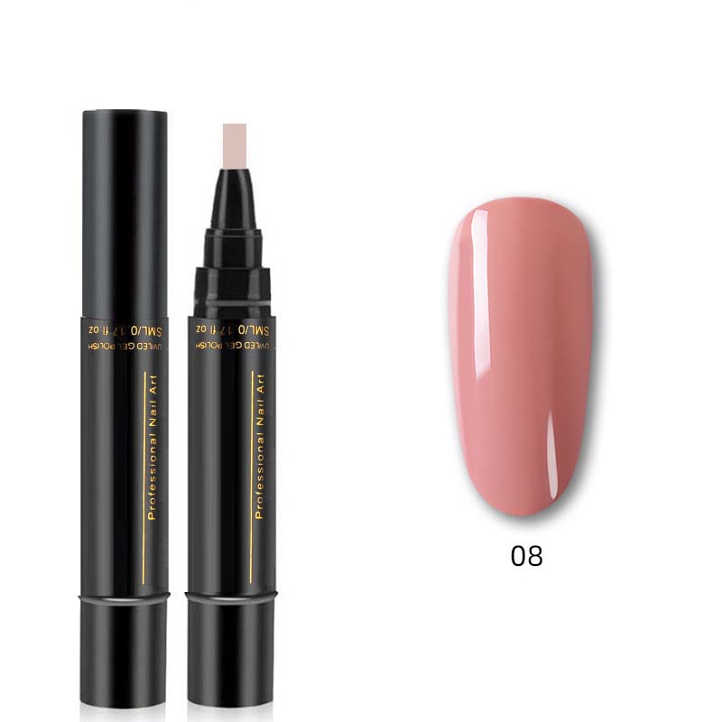 💅 Zwei zum Preis von einem! 3-in-1 Gel-Nagellackstift – Einfache Anwendung, 8 Trendfarben, kein separates Basis- & Decklack nötig