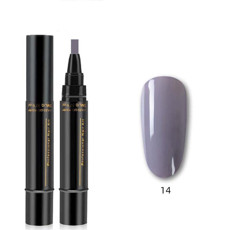 💅 Zwei zum Preis von einem! 3-in-1 Gel-Nagellackstift – Einfache Anwendung, 8 Trendfarben, kein separates Basis- & Decklack nötig