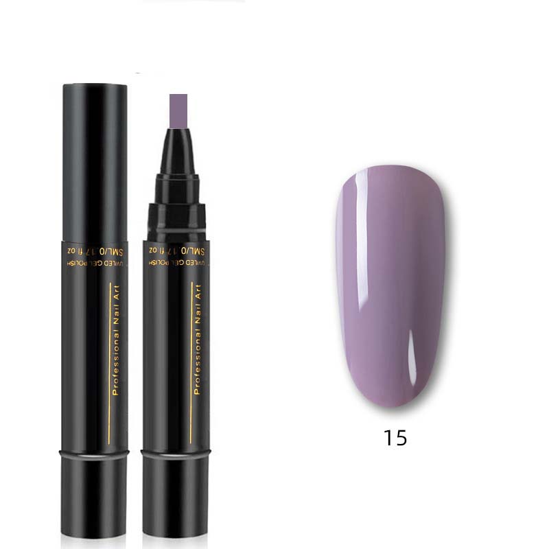 💅 Zwei zum Preis von einem! 3-in-1 Gel-Nagellackstift – Einfache Anwendung, 8 Trendfarben, kein separates Basis- & Decklack nötig