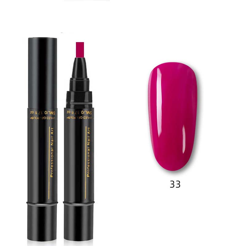 💅 Zwei zum Preis von einem! 3-in-1 Gel-Nagellackstift – Einfache Anwendung, 8 Trendfarben, kein separates Basis- & Decklack nötig