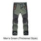 👖Winddichte, wasserdichte, warme Wanderhose mit elastischem Bund