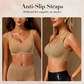 🔥 Letzter Tag! 50% Rabatt Damen Nahtloser V-Ausschnitt BH 🤍 Atmungsaktiver Komfort-BH für Sport & Freizeit