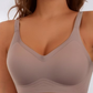🔥 Letzter Tag! 50% Rabatt Damen Nahtloser V-Ausschnitt BH 🤍 Atmungsaktiver Komfort-BH für Sport & Freizeit
