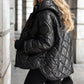 🍂 Frühherbst-Sonderaktion mit 50 % Rabatt！ ⌛️ Damen Pufferjacke mit Diamant-Steppmuster