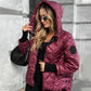 🍂 Frühherbst-Sonderaktion mit 50 % Rabatt！ ⌛️ Damen Pufferjacke mit Diamant-Steppmuster