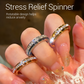 💍Spinner-ring i titanstål med zirkonia-- Den perfekte julegaven🎁