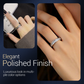 💍Spinner-ring i titanstål med zirkonia-- Den perfekte julegaven🎁