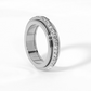 💍Spinner-ring i titanstål med zirkonia-- Den perfekte julegaven🎁