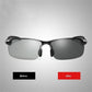 ⏰ Nur noch heute 50% Rabatt! 🕶️ 2026 photochrome Sonnenbrille mit polarisierten blendfreien HD-Gläsern | Randloser Sportrahmen für Autofahren, Angeln, Radfahren & Outdoor-Ausflüge ✨
