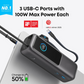 ⏰【Nur für kurze Zeit: 50 % sparen!】🔋 20000mAh Powerbank mit integriertem Kabel – 100W Schnellladung für Laptop, Tablet & Handy✈️