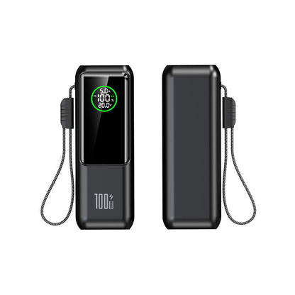 ⏰【Nur für kurze Zeit: 50 % sparen!】🔋 20000mAh Powerbank mit integriertem Kabel – 100W Schnellladung für Laptop, Tablet & Handy✈️