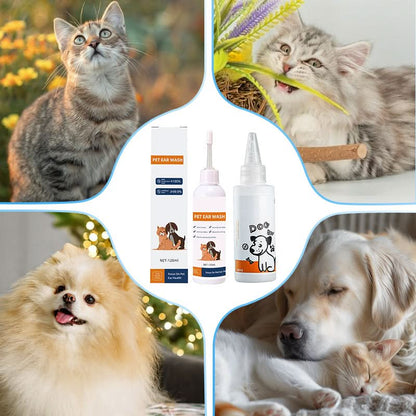 🐾 Ohrenreiniger für Hunde & Katzen – Sanft, effektiv & einfach anzuwenden!