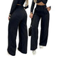 💎 57 % RABATT – NUR 3 TAGE! 💎 Damenhose mit hoher Taille und ausgestelltem Bein – fließender Schnitt, verlängerte Silhouette und knitterfreier Stoff ✈️2 Stück kaufen -> Kostenloser Versand