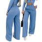 💎 57 % RABATT – NUR 3 TAGE! 💎 Damenhose mit hoher Taille und ausgestelltem Bein – fließender Schnitt, verlängerte Silhouette und knitterfreier Stoff ✈️2 Stück kaufen -> Kostenloser Versand