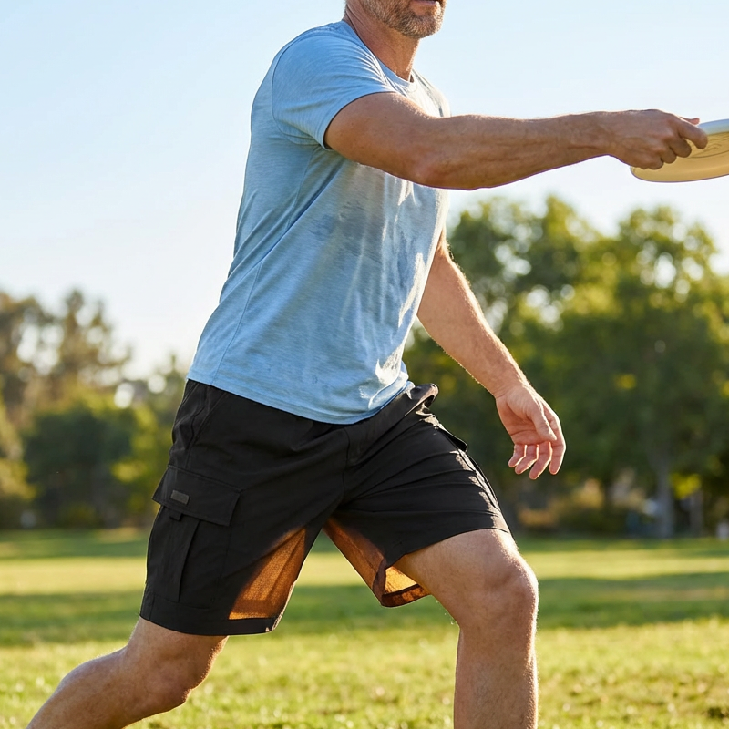 🔥 Letzter Tag! 50% Rabatt Herren Cargo Shorts mit elastischem Kordelzug 💪 Bequeme praktische Freizeitshorts mit großen Taschen