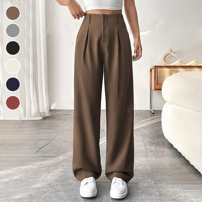 🔥HEISSE ANGEBOTE 49% RABATT👖Damenhose mit hoher Taille und weitem Bein ✈️2 Stück kaufen -> Kostenloser Versand