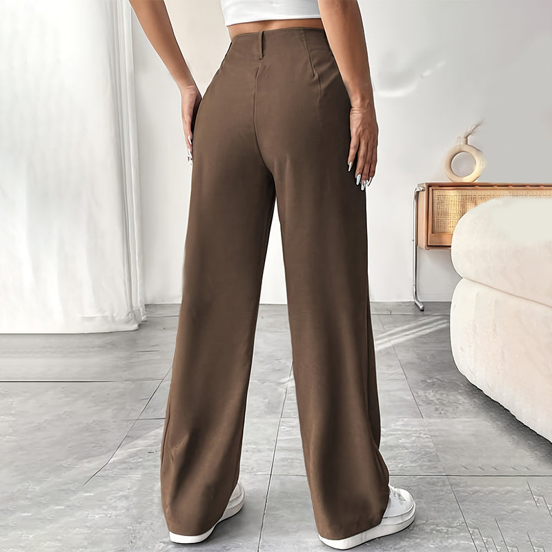 🔥HEISSE ANGEBOTE 49% RABATT👖Damenhose mit hoher Taille und weitem Bein ✈️2 Stück kaufen -> Kostenloser Versand