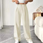 🔥HEISSE ANGEBOTE 49% RABATT👖Damenhose mit hoher Taille und weitem Bein ✈️2 Stück kaufen -> Kostenloser Versand