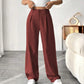 🔥HEISSE ANGEBOTE 49% RABATT👖Damenhose mit hoher Taille und weitem Bein ✈️2 Stück kaufen -> Kostenloser Versand