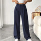 🔥HEISSE ANGEBOTE 49% RABATT👖Damenhose mit hoher Taille und weitem Bein ✈️2 Stück kaufen -> Kostenloser Versand