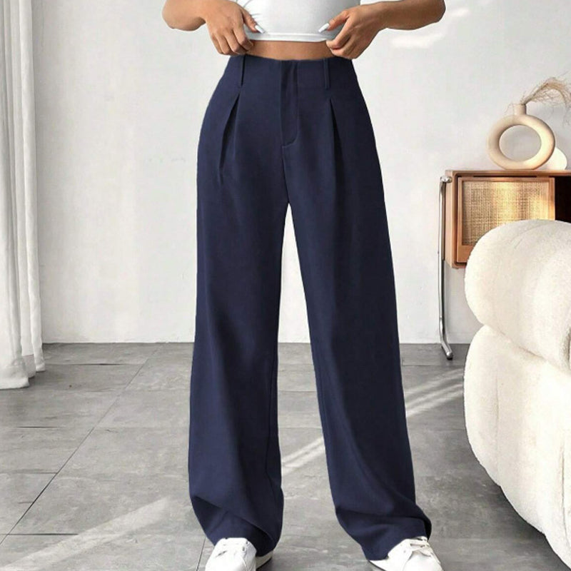 🔥HEISSE ANGEBOTE 49% RABATT👖Damenhose mit hoher Taille und weitem Bein ✈️2 Stück kaufen -> Kostenloser Versand