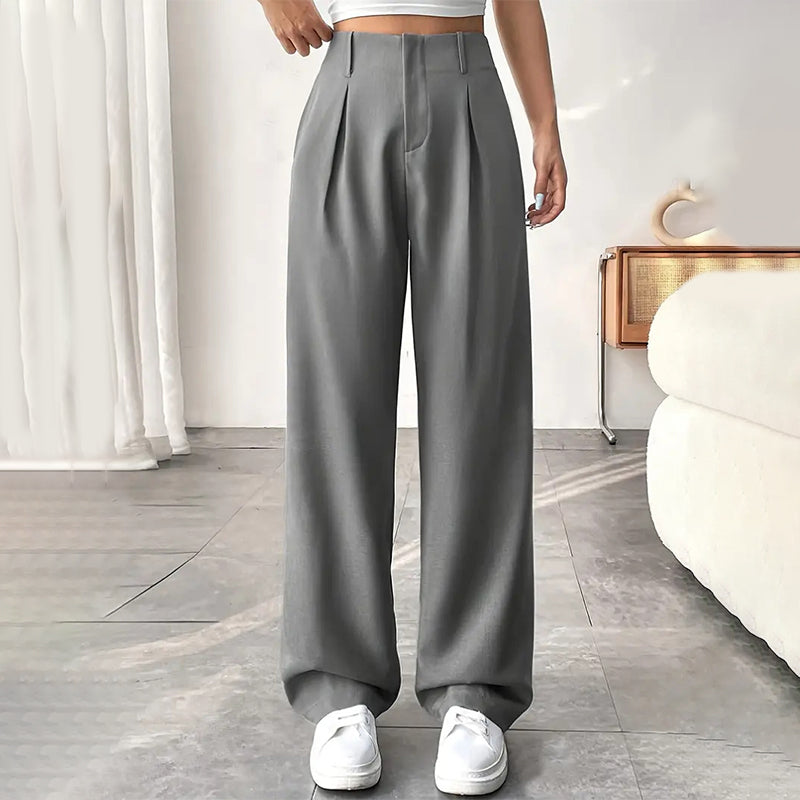 🔥HEISSE ANGEBOTE 49% RABATT👖Damenhose mit hoher Taille und weitem Bein ✈️2 Stück kaufen -> Kostenloser Versand