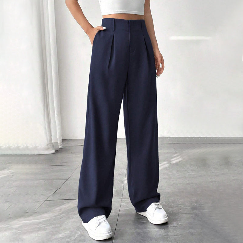 🔥HEISSE ANGEBOTE 49% RABATT👖Damenhose mit hoher Taille und weitem Bein ✈️2 Stück kaufen -> Kostenloser Versand