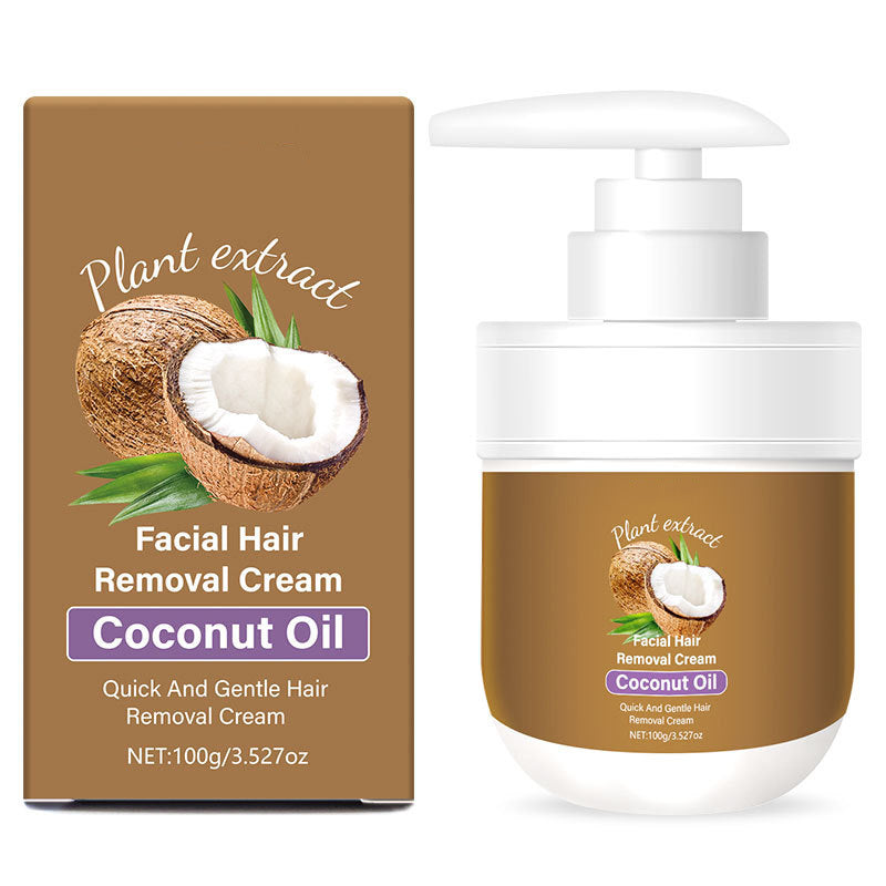 🎁Koop 2 krijg 1 GRATIS! 🥥✨ Ontharingscrème met kokosnoot – Zacht en effectief (geschikt voor het hele lichaam)