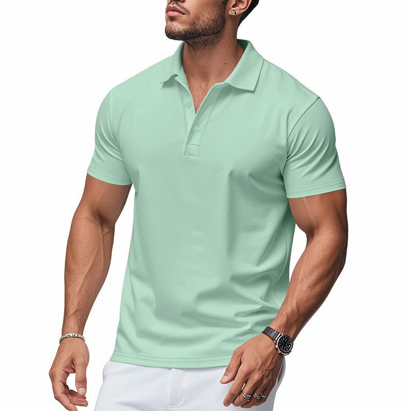 🔥⏰ LIMITIERT: -50% 💥 Herren Kurzarm Polo-Shirt aus schnelltrocknendem Funktionsstoff – Hochwertiges modisches Poloshirt für Büro & Alltag✨